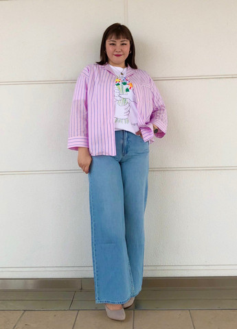 Рожева всесезон піжама (сорочка, шорти) сорочка + шорти Uniqlo