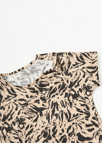 Комбинированная летняя футболка KRAKO