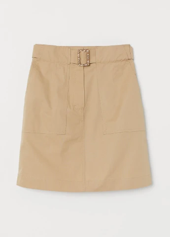 Бежевая юбка H&M