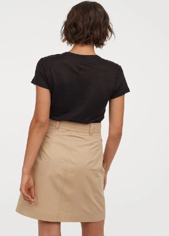 Бежевая юбка H&M