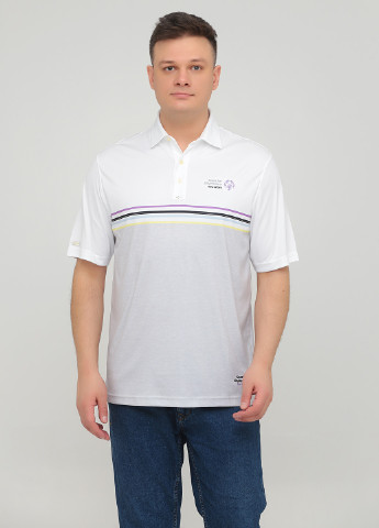 Светло-серая футболка-поло для мужчин Greg Norman меланжевая
