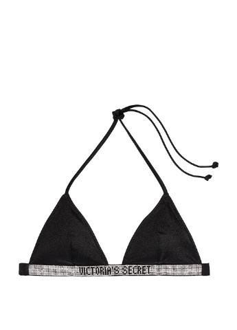 Черный летний купальник (лиф, трусики) бикини, раздельный Victoria's Secret