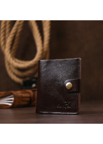 Мужское кожаное портмоне 9х10х1 см Shvigel (253491267)