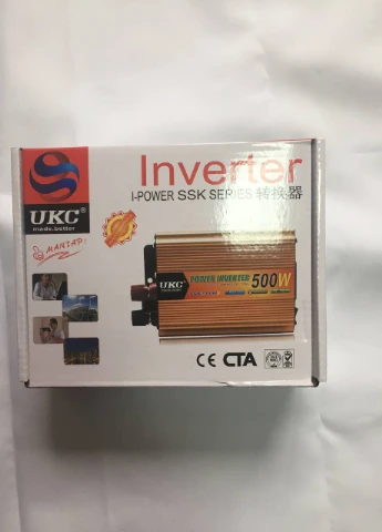 Преобразователь напряжения Автомобильный инвертор тока UKC 12 Вт в 220 В 500 W Led (255771984)
