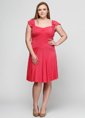 Рожева кежуал платье Stefanel однотонна