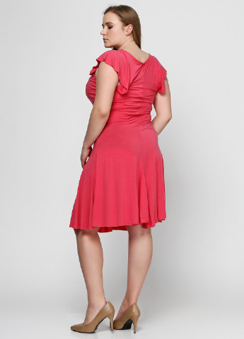 Розовое кэжуал платье Stefanel однотонное