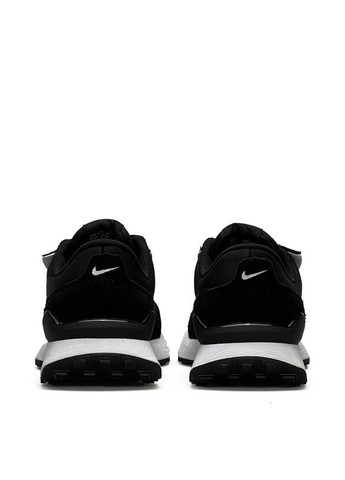 Черные всесезонные кроссовки Nike Waffle Black White