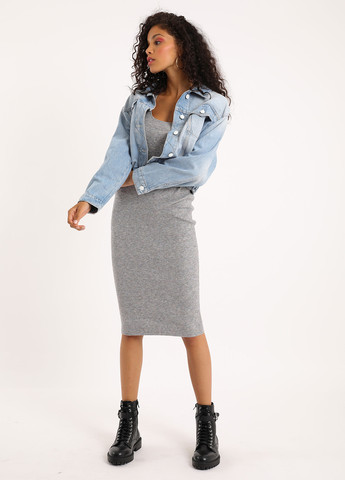 Блакитна демісезонна куртка Pimkie