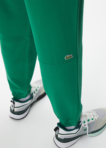 Зеленые кэжуал, спортивные демисезонные джоггеры брюки Lacoste