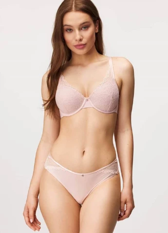 Розовый бюстгальтер Viania с косточками полиамид