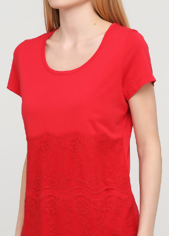 Красная летняя футболка Patrizia Dini