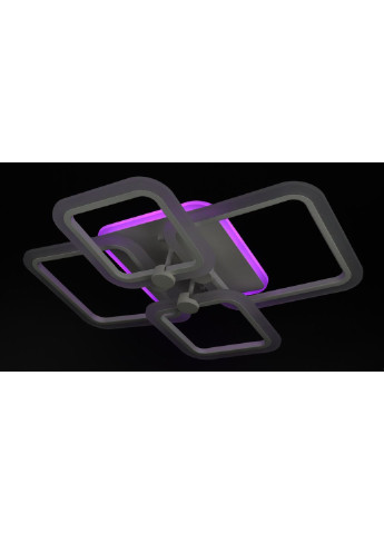 Люстра стельова LED з пультом A2503/2+2-RGB-wh Білий 11х48х60 см. Sunnysky (253628285)