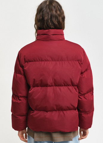 Бордовая зимняя куртка Gant