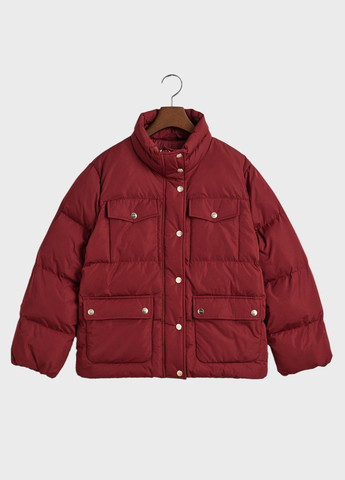 Бордовая зимняя куртка Gant