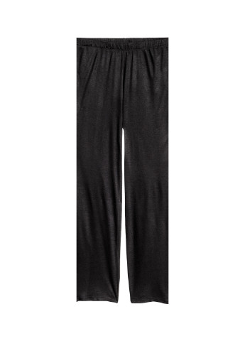 Черные домашние демисезонные брюки H&M