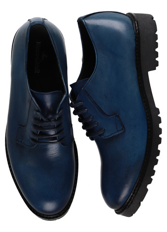 Синие кэжуал, классические ботинки Nazarenogabrielli на шнурках