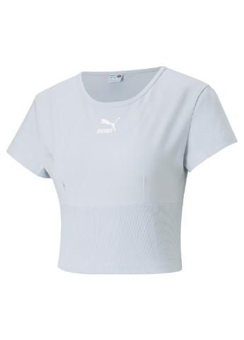 Синяя всесезон футболка classics structured women's tee Puma