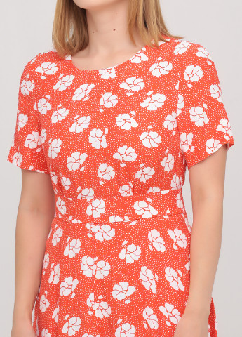 Яскраво-червона кежуал сукня Boden з квітковим принтом