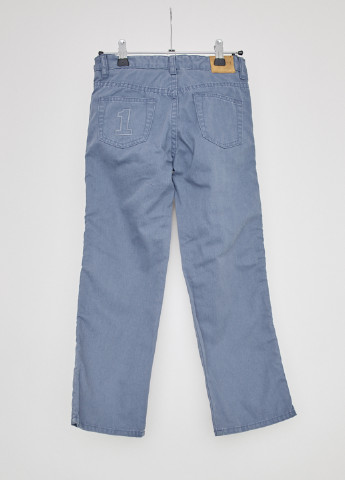 Голубые демисезонные со средней талией джинсы Hackett