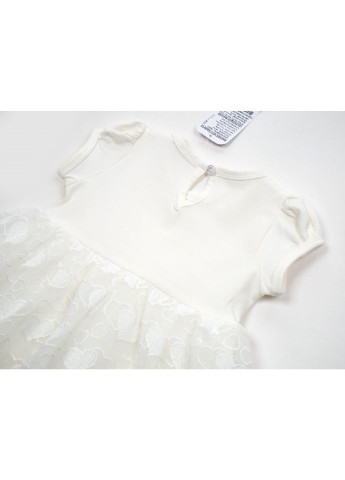 Комбінована сукня з сердечками (14581-104g-cream) Breeze (251326778)