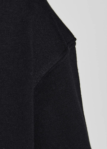 Чорний світшот Jack & Jones однотонний без декору (354686431)