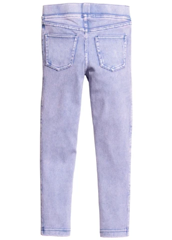 Фиолетовые демисезонные джеггинсы H&M