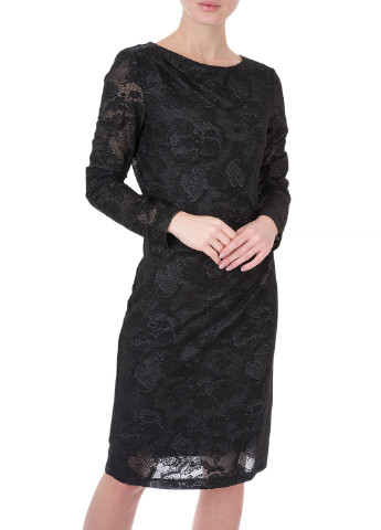 Черное кэжуал платье футляр Apanage с рисунком