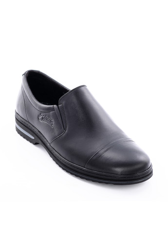 Черные классические туфли Bastion без шнурков