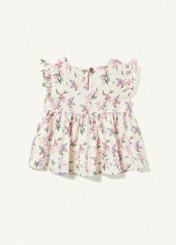 Комбинированный летний костюм (блуза, шорты, повязка) SHEIN