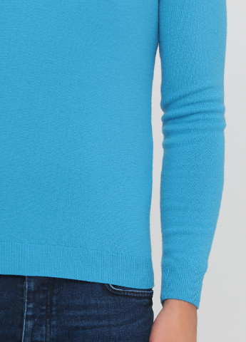 Голубой демисезонный пуловер пуловер United Colors of Benetton