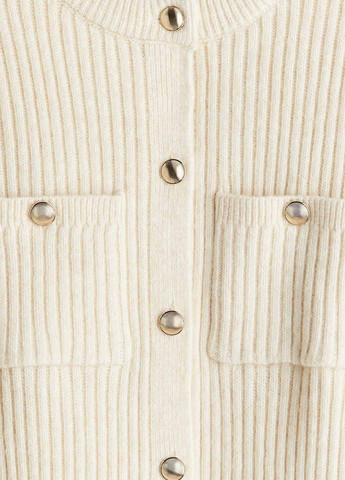 Кремова кежуал сукня сукня светр H&M однотонна