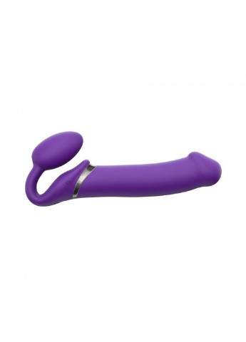 Безремневой страпон с вибрацией Vibrating Violet XL, диаметр 4,5см, пульт ДУ, регулируем Strap-On-Me (256537659)