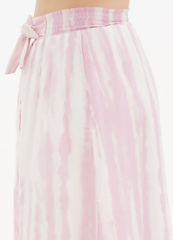 Светло-розовая кэжуал с абстрактным узором юбка Tom Tailor