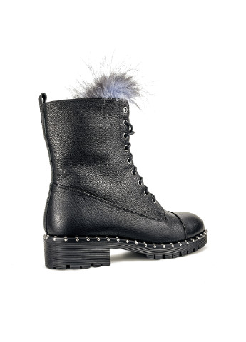 Зимние высокие ботинки женские черные женские зимние на меху Brocoli