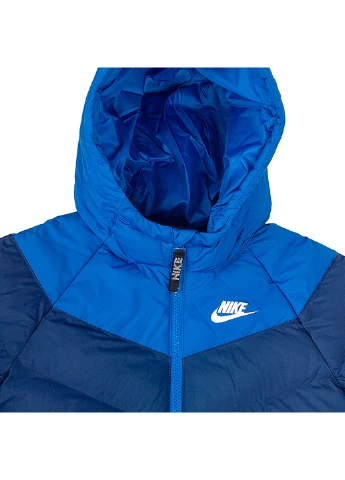 Синяя демисезонная куртка u nsw synfil jkt brndmk aop Nike