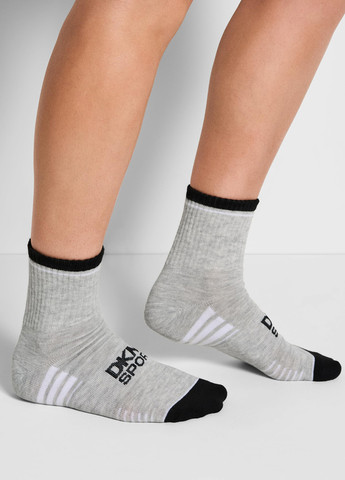 Комбинированные носки (6 пар) DKNY надписи (331694918)