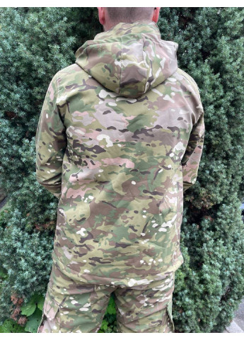 Оливковый (хаки) демисезонный мужской армейский костюм тактическая форма на флисе мультикам турция всу (зсу) l 8656 хаки Power