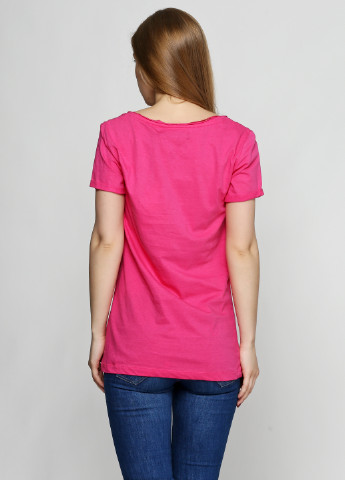 Розовая летняя футболка Blend She