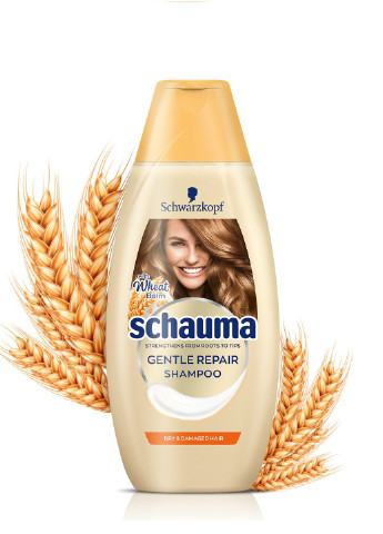 Шампунь Нежное Восстановление с пшеничным протеином для сухих и поврежденных волос Schauma (228425427)