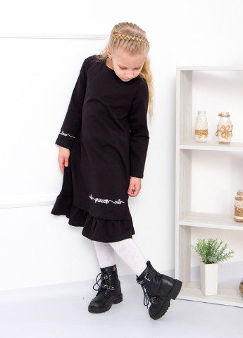 Чорна стильне плаття для дівчинки Носи своє (252319360)