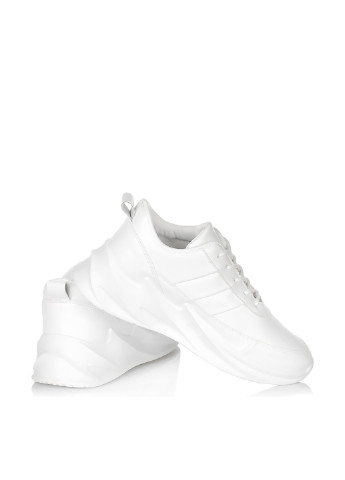 Белые демисезонные кроссовки Mengfuna