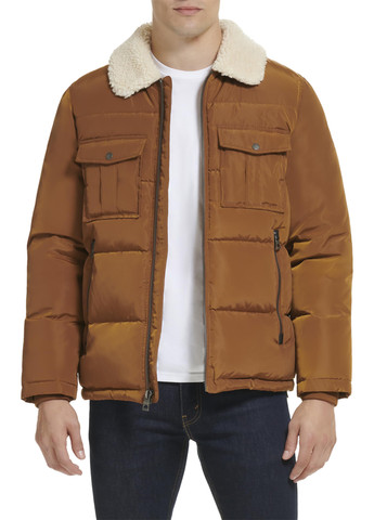 Коричнева демісезонна куртка Guess