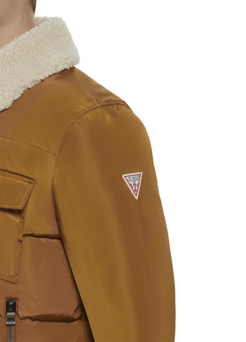 Коричнева демісезонна куртка Guess