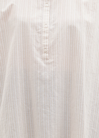 Светло-бежевая летняя блуза Comma