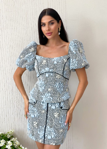 Женский костюм блузка + мини юбка Elliatt (253399773)