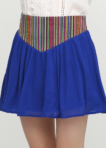 Синяя кэжуал в полоску юбка Cecico клешированная