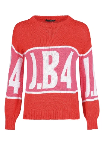 Кораловий демісезонний светр J.B4 (Just Before)