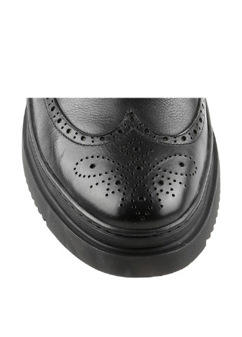 Черные зимние ботинки броги Basconi
