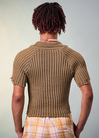 Бежевий літній светр пуловер SHEIN