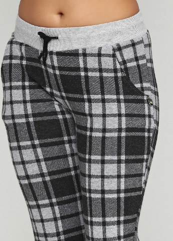 Костюм (світшот, брюки) Met брючний клітинка сірий спортивний